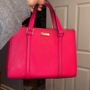 Hot pink Kate Spade handbag purse